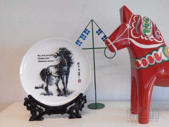 宜家家居定制的中國(guó)特色禮品鐵畫(huà)駿馬圖